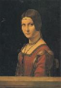 Portrait of a Lady at the Court of Milan (san05) Leonardo  Da Vinci